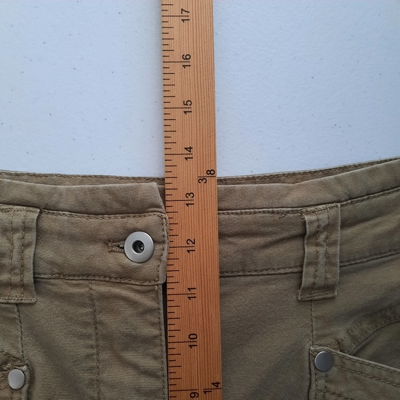 Anthropologie Maeve Turner Tan High Rise Ankle Length Utility Pants size 31 - Picture 12 of 15
